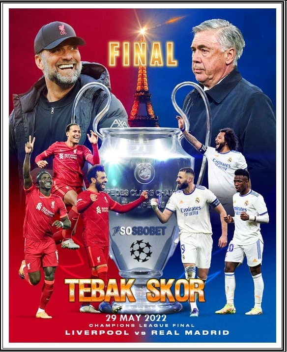 Event Tebak Skor Sosbobet Berhadiah 100%.

SYARAT &amp; KETENTUAN BERLAKU
*TAG ADMIN YANG BERTUGAS UNTUK LIST PESERTA Di Telegram Official SOSBOBET: <a href="/sosbobet/">SOSBOBET</a> 
#UCLfinal #LiverpoolFC #RealMadrid #tebakskorsosbobet #Sangebanget #Selingkuh