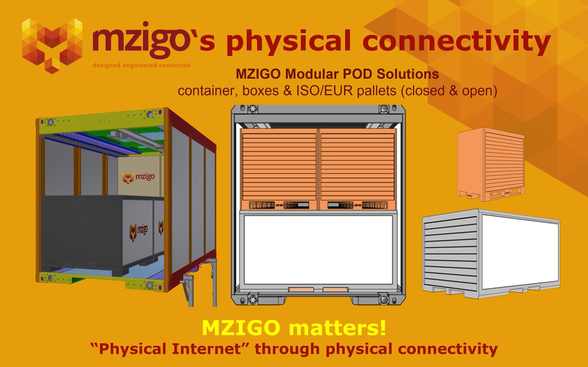 SLPalliance's tweet photo. ...
•#modular #sturdy & #stackable, while flexible as #FreeStanding #SwapBody
•#electrified & fully #autonomous operation using #ContainerQuickLock #CQL #remote / #online (CHaaS) #QuickLock & #Interlock:
o#connectable up to 3 #MZIGO 15ft container LCU’s for #LongDistance ... https://t.co/wgdq4Gu84Q