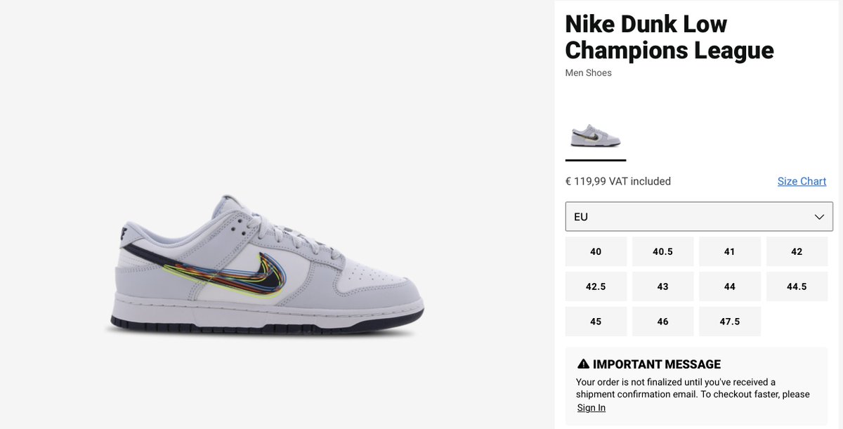 nike dunk champions league