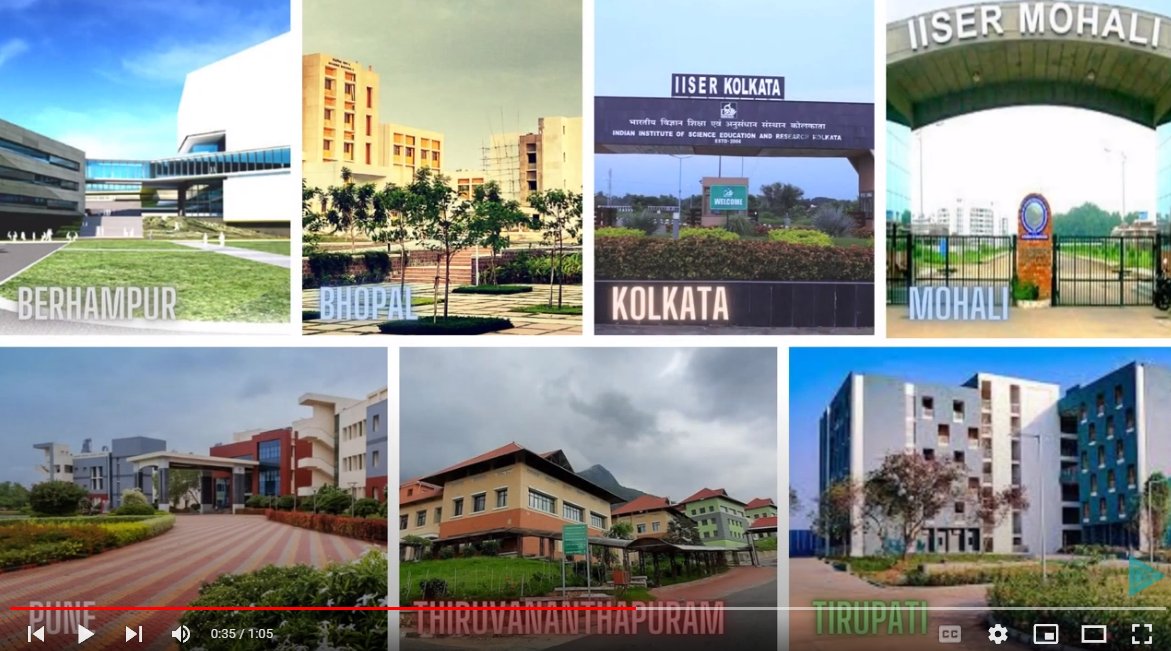 #IISER BS-MS #Admission 2022
Registration begins for IISER Aptitude Test #IAT2022 for admission through State and Central Boards #SCB channel
Details on iiseradmission.in

View this video from Joint Admissions Committee, available in 13 languages!
youtube.com/playlist?list=…