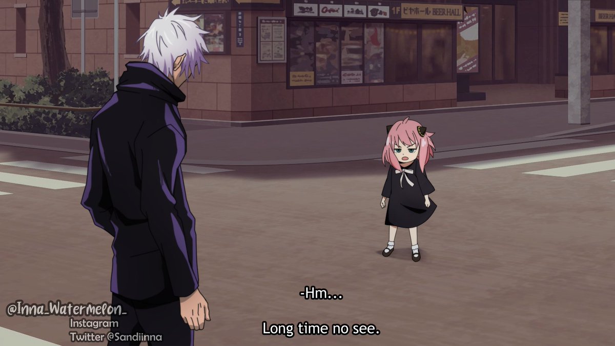 Inna_Watermel0n's tweet photo. [REDRAW] Anya and Gojo ‼️

the background is from the anime: "Fugou keiji Balance: Ulimited"

#SPYxFamily #AnyaForger #jjk #JujutsuKaisen #FANART #GojoSatoru #Redraw https://t.co/rZZityC4RZ