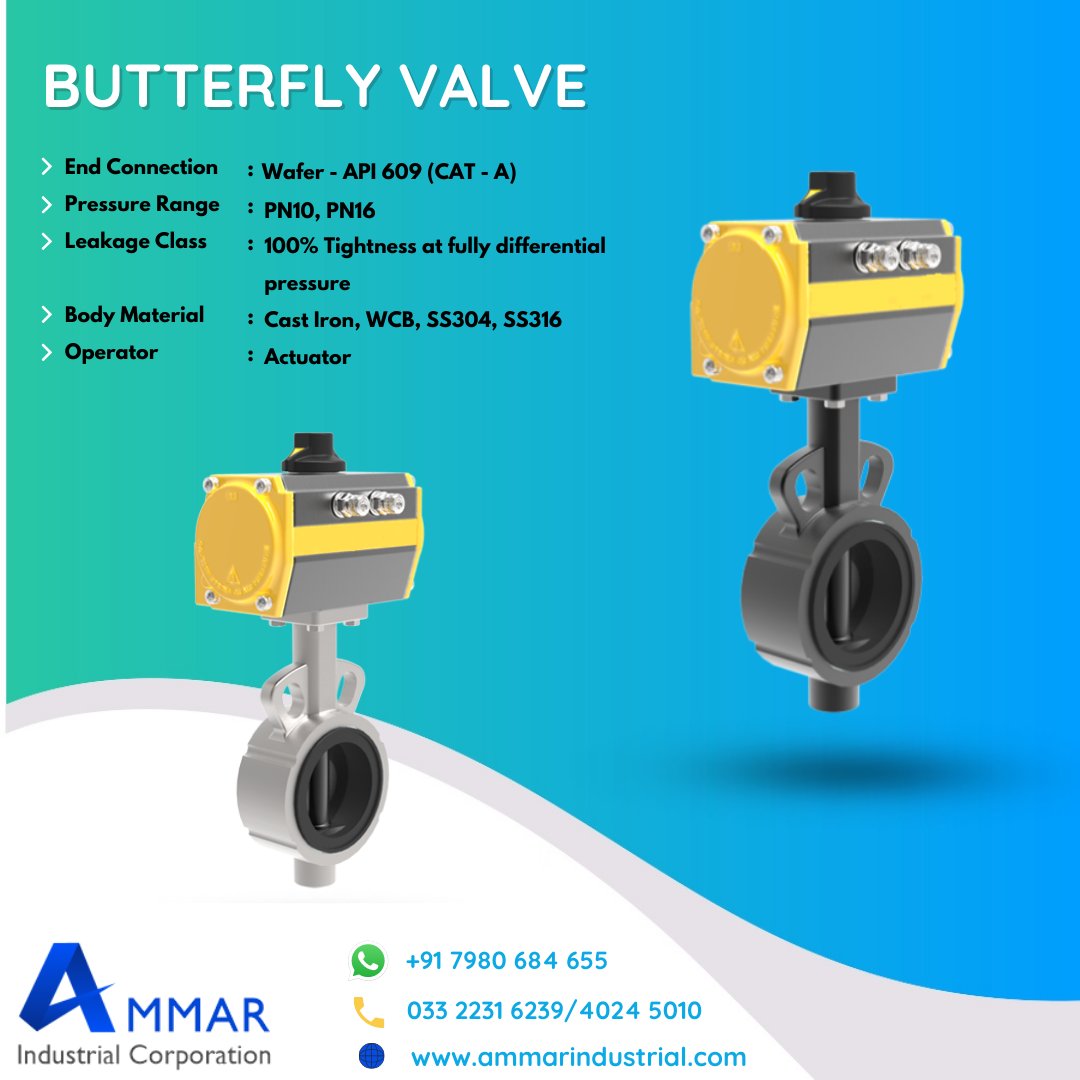 AmmarIndustrial's tweet image. Butterfly Valve with Actuator

ammarindustrial.com/butterfly-valv…

Contact/WhatsApp: 7980684655
Email: info@ammarindustrial.in

#ammarindustrial #fluidautomation #fluidautomationsystem #fluidautomationsolenoidvalve #butterflyvalve #butterflyvalves