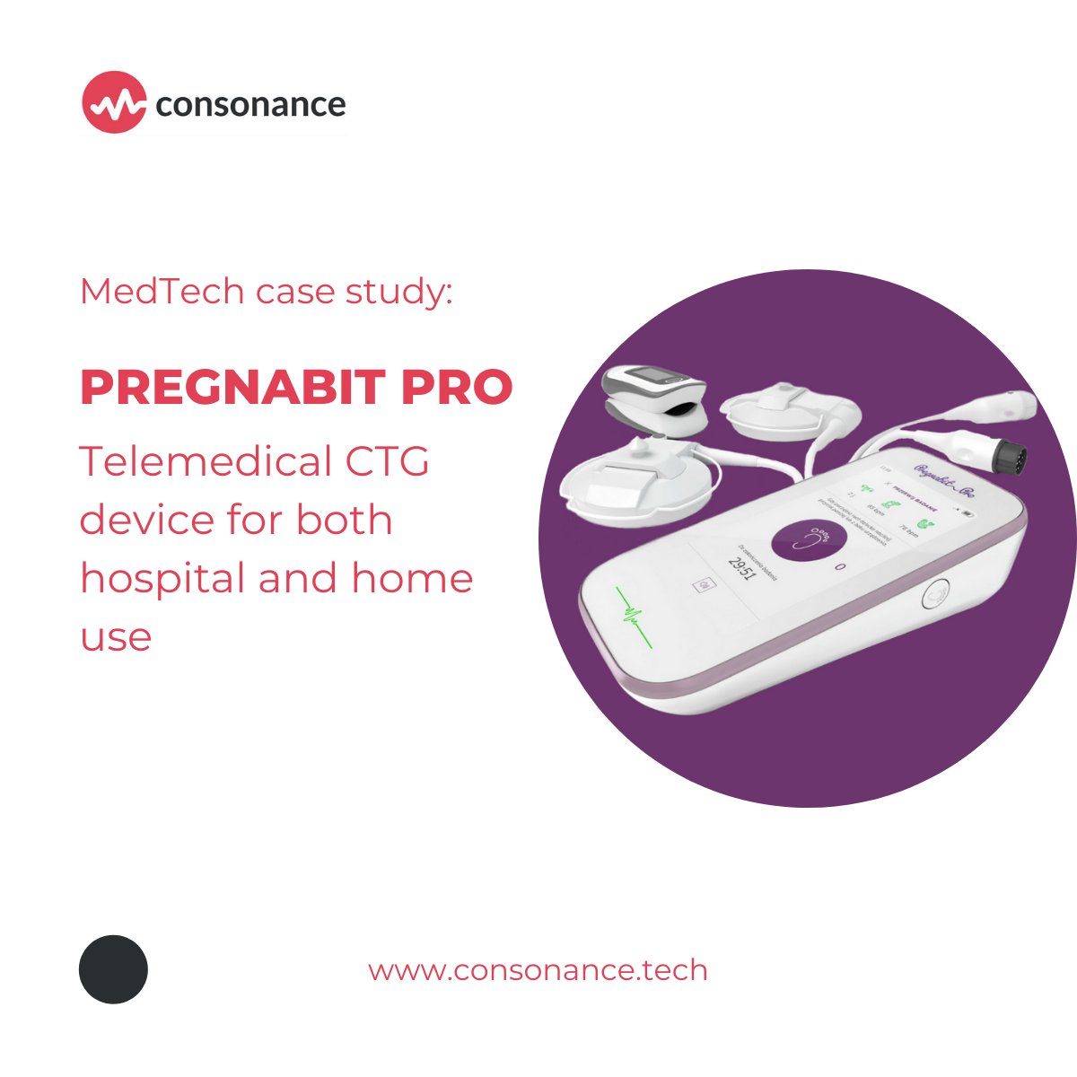 #Engineering a global innovation which allows performing #CTG examinations in any time at home was a very interesting challenge for us. Read a case study of Pregnabit Pro - a #MDR compliant medical device developed with Nestmedic S.A. 

consonance.tech/products/ctg-p…