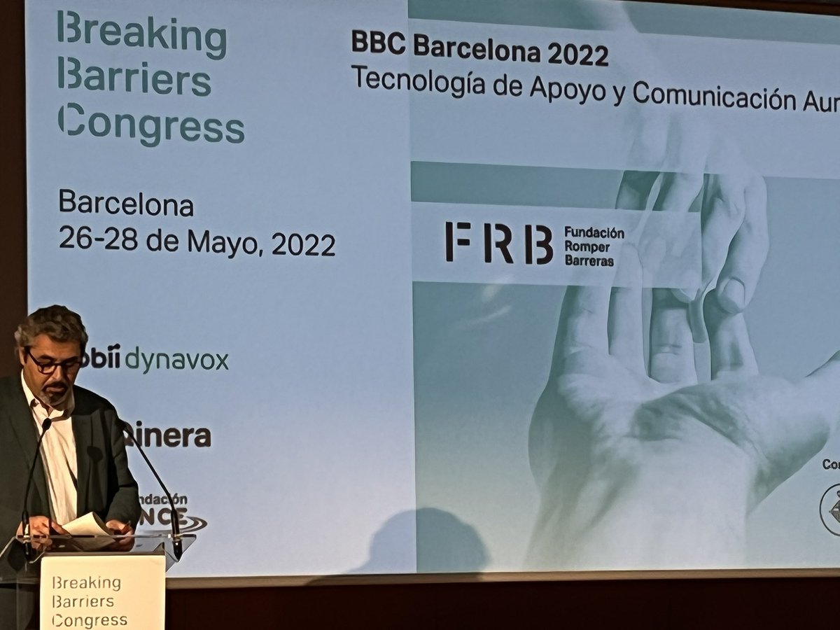 Avui estem al congrès de tecnología de Apoyo y Comunicación Aumentativa