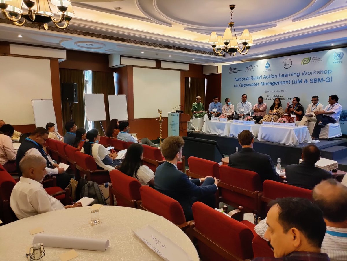 swachhbharat's tweet photo. Thematic Panel 2 is discussing the role/contribution of various Development Organizations for greywater management.
@PMOIndia @narendramodi @gssjodhpur @prahladspatel @Bishweswar_Tudu @mahajan_vini @ArunBaroka @mygovindia @OfficeOfGSS @pspoffice @mopr_goi @MoRD_GOI @MIB_India https://t.co/4kQI49STCG