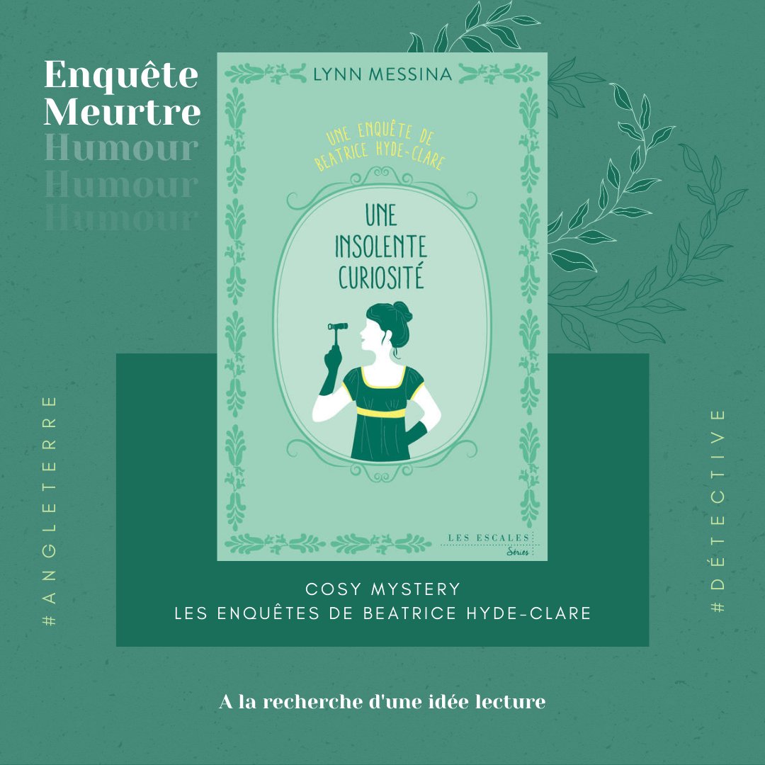TLibaco's tweet photo. 📚🦉#Livre #lecture #Libaco
A la recherche d'une idée lecture 🔎
Une insolente curiosité de l'autrice Lynn Messina 🕵️♀️
#JeudiPolar #ConseilLecture
#Lire Chez @LesEscales https://t.co/aUPo6f0qpo