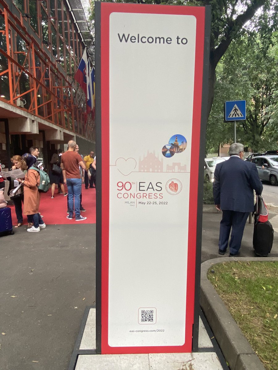 Happy to have the chance to join such nice conference in Milano!
Was impressed by Prof.  Jeffrey Kroon’s talk about #endothelial metabolic changes.
Already looking forward next year EAS!
#EASCongress2022