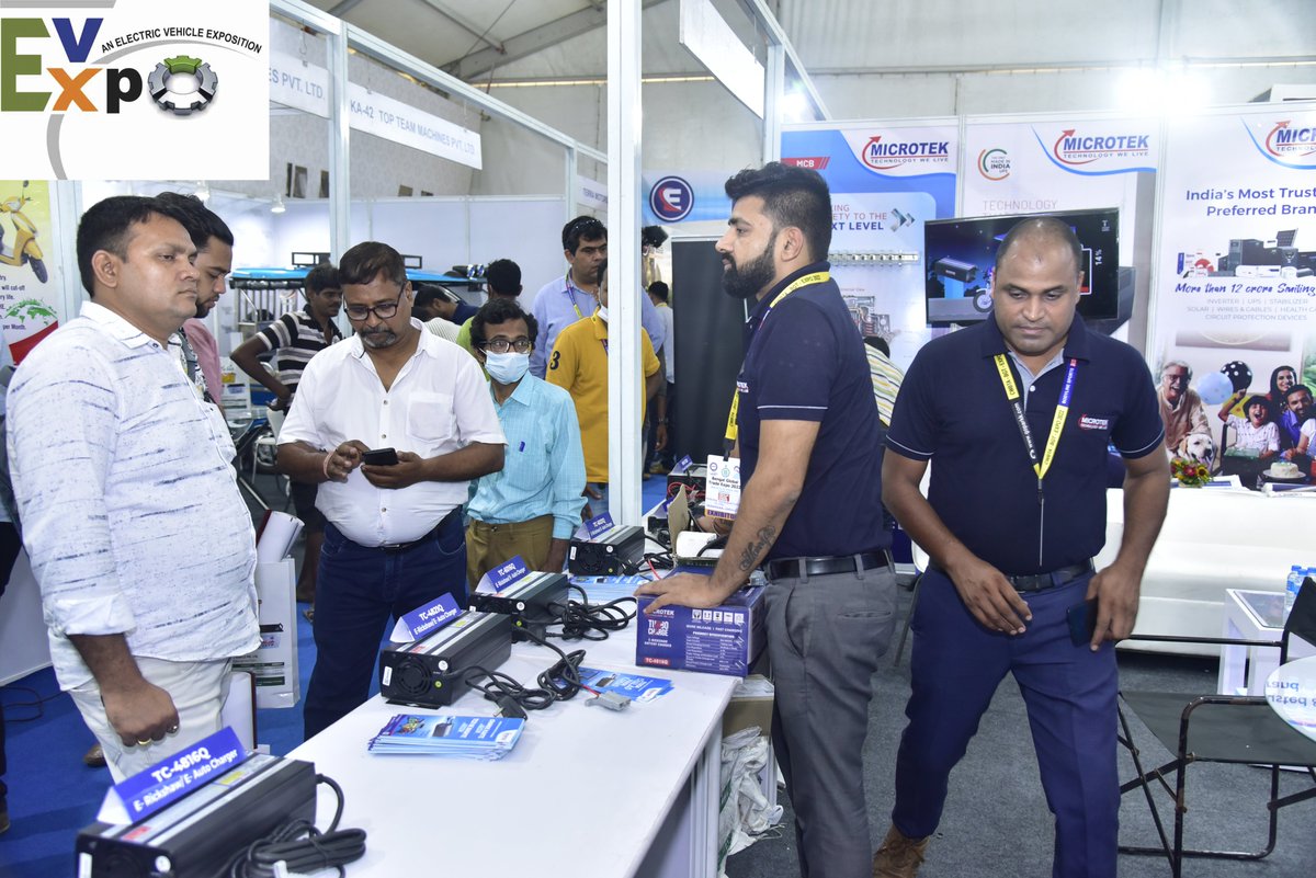 expo_ev's tweet photo. #EVExpo  #EV
#GoGreen #ElectricVehicles #GReenEnergy #PollutionFreeNation
#MicrotekInternational https://t.co/uYLLUkDjdf