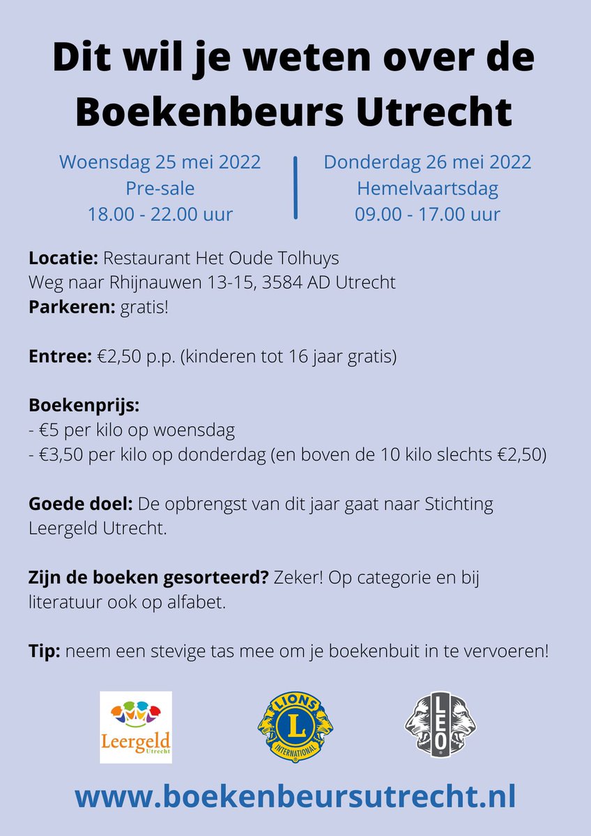 Kom vandaag naar Boekenbeurs Utrecht, we verkopen mooie tweedehandsboeken voor het goede doel. Er is volop keuze!
#Boekenbeurs #Utrecht #boeken #tweedehands #hemelvaart #evenement