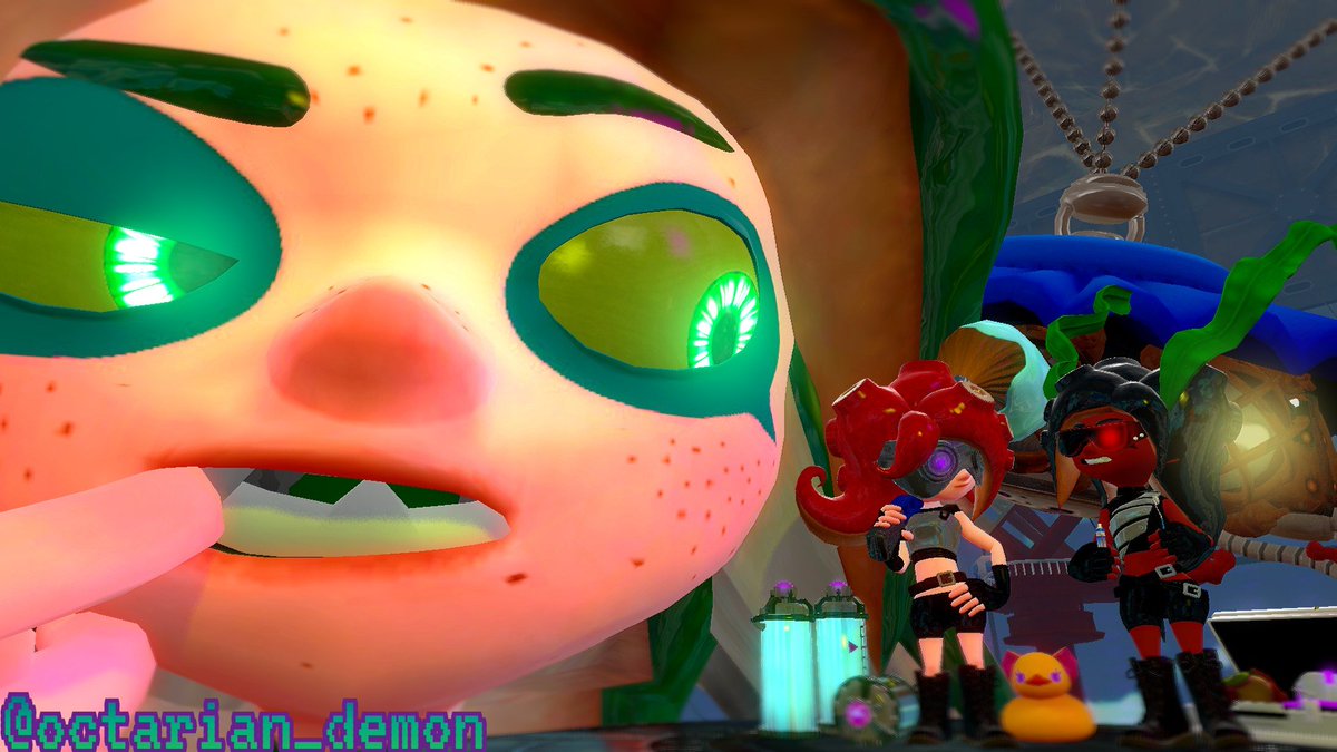 OctarianDemon's tweet photo. 🐙The first time we tried to brush Elvira's teeth and she still didn't have the collar to check her size it wasn't much fun....in the attempt we broke five inkbrush....Candy won't be happy for this.....🦷
-
-
-
#Splatoon3 #Splatoon2 #octarian #krakeling #octovalley #OC https://t.co/oe9beeH0Dm