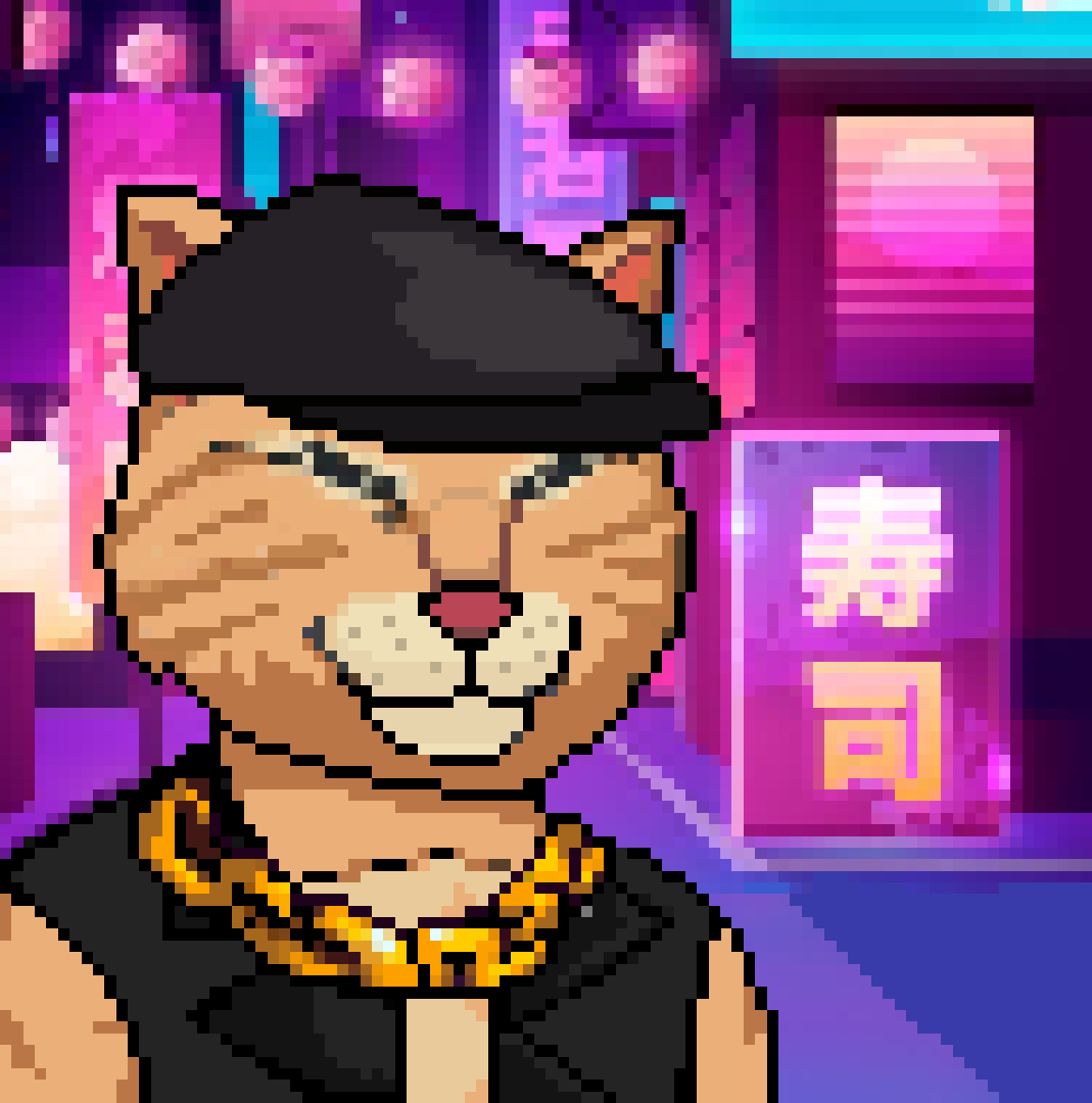 KeltOleg's tweet photo. Yakuza cat!
How do you like this character?
You can also see my portfolio (pinned in profile)

#pixelart #nftcollection #collection #cryptoart #pixelart #solananft #nfts #cryptonft  #nftnews #opensea #nft #nftart #nftartist #nfts #nftcollector #nftcommunity #cryptoart https://t.co/F95Ve31Aip