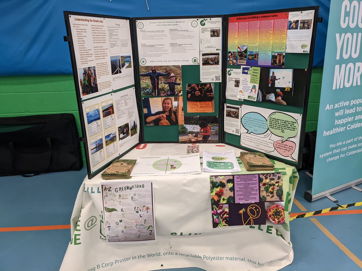 Climate Challenge College (@climate_college) on Twitter photo All set up for #wearecalderdale in mighty #Halifax :-) If you're at <a href="/InspireSFCentre/">Inspire Centre</a> today pop in and chat to us. We're here until lunchtime. #everyoneswelcome All set up for #wearecalderdale in mighty #Halifax :-) If you're at <a href="/InspireSFCentre/">Inspire Centre</a> today pop in and chat to us. We're here until lunchtime. #everyoneswelcome