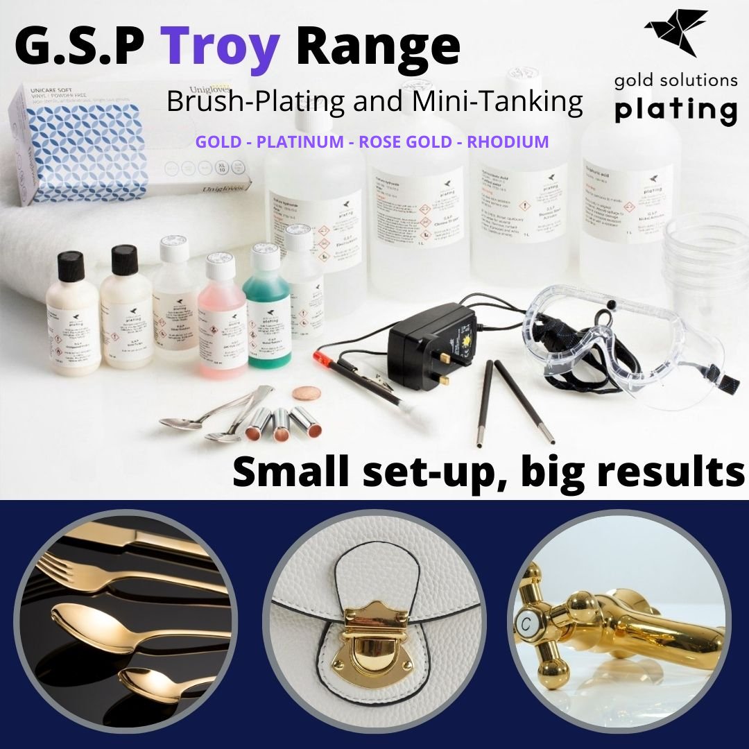 gsplating's tweet photo. Brush plating kits for plating/restoring metal items in gold, silver & more
Simply brush your plating solution over the surface & watch as a high-quality precious metal finish is deposited
1-1 tuition included
https://t.co/gT0gqXEwzT
#MJNWVIP #repairshop #brushplating #MHHSBD https://t.co/a5DRowbtU8
