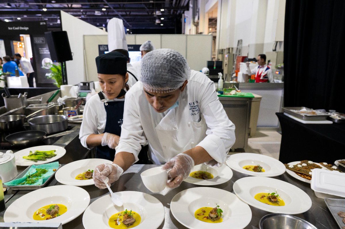 khaleejtimes's tweet photo. #TheHotelShow #TheChefsTable #Culinary #food 

Photos: Shihab / KT https://t.co/otyHBOZK2p