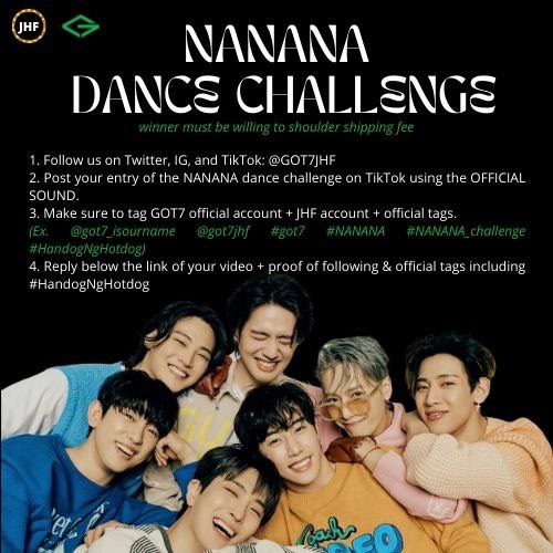got7jhf's tweet photo. 𝗔𝗿𝗲 𝘆𝗼𝘂 𝗿𝗲𝗮𝗱𝘆 𝗳𝗼𝗿  #NANANA 𝗧𝗶𝗸𝗧𝗼𝗸 𝗱𝗮𝗻𝗰𝗲 𝗰𝗵𝗮𝗹𝗹𝗲𝗻𝗴𝗲? 💃🕺𝗦𝗵𝗲𝗲𝗲𝗲𝗲𝘀𝗵 ~

Get a chance to win #GOT7 New Ep Album  w/ ktown POB by participating our GA below 👇 https://t.co/CNyaTgFlzE