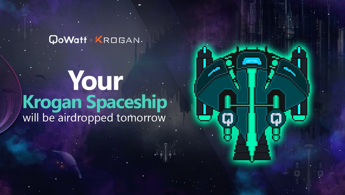 QoWattEcosystem's tweet image. The invasion starts tomorrow 🛸

@KroganCoin feat QoWatt Spaceships SFTs will start to invade your wallets on Friday morning, beginning at 7 UTC. 

The fleet are coming in their numbers, so it will take several hours until they reach your wallet ⏳

#ElrondCommunity $EGLD $QWT