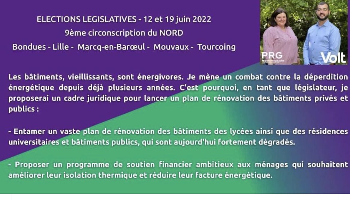 Eric_Galera's tweet photo. Un plan a la hauteur d'un vrai projet de société. STOP aux bâtiments énergivores.
#stopviolencesfaitesauxfemmes #stophomophobie #libhebdo #voltlille #f3nord #bfmgrandlille #lavoixdunord #nordeclair #circo5909 #legislatives2022 #VoteVolt #PRG59 https://t.co/Nu3Mc9ogG4