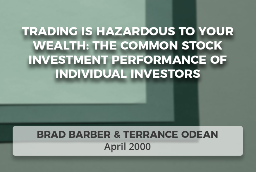 swissbusiness's tweet photo. #Trading is #Hazardous to Your #Wealth: The #CommonStockInvestmentPerformance of #IndividualInvestors.
#Focus in the #world's #bestassetclass, #REITs and #avoid an #OverconfidenceBias in #trading and #investing.
#Focus on a #passive #dividendincomestream.
https://t.co/gQBNzUO3Re https://t.co/kTCjoXy2Li