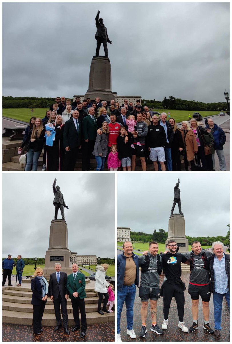 VeteransCentre's tweet photo. The Big Dander Boys set off on their epic walk this morning. They were running a bit behind time so they ran part of it. 

If you can support the Big Dander Around the UK &amp; Ireland please follow this link.
https://t.co/42de4zaMUy

#BigDander #BillyTheLegend https://t.co/xK6rhhgK5I