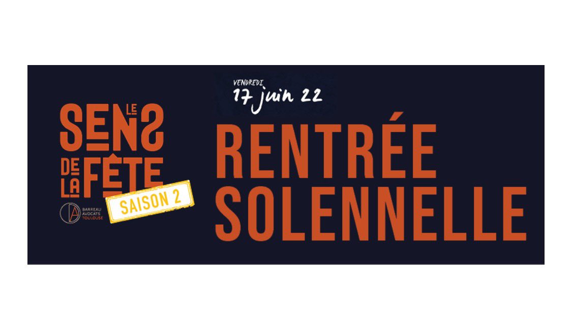 Barreau de Toulouse (@barreautoulouse) on Twitter photo Rentrée Solennelle du Barreau de Toulouse le 17 juin - la Revue fait son cinéma @ujatoulouse <a href="/batonnierdunac/">BâtDunac</a> Rentrée Solennelle du Barreau de Toulouse le 17 juin - la Revue fait son cinéma @ujatoulouse <a href="/batonnierdunac/">BâtDunac</a>