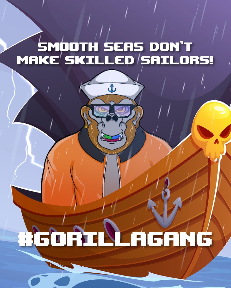 Storm is coming, but it will pass
Stay strong #GorillaGang

#NFT #NFTCommunity #AnimaverseNFT