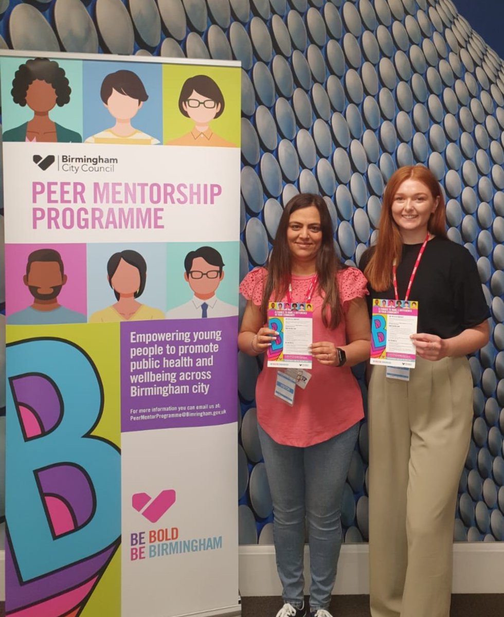 Birmingham City Council, Public Health team are recruiting volunteers for the Peer Mentorship programme at <a href="/AstonUniversity/">Aston University</a> today.

Are you 18 -35 years old and want to get involved 💌 PeermentorProgramme@Birmingham.gov.uk or come &amp; see us in the Main Building on Aston campus.