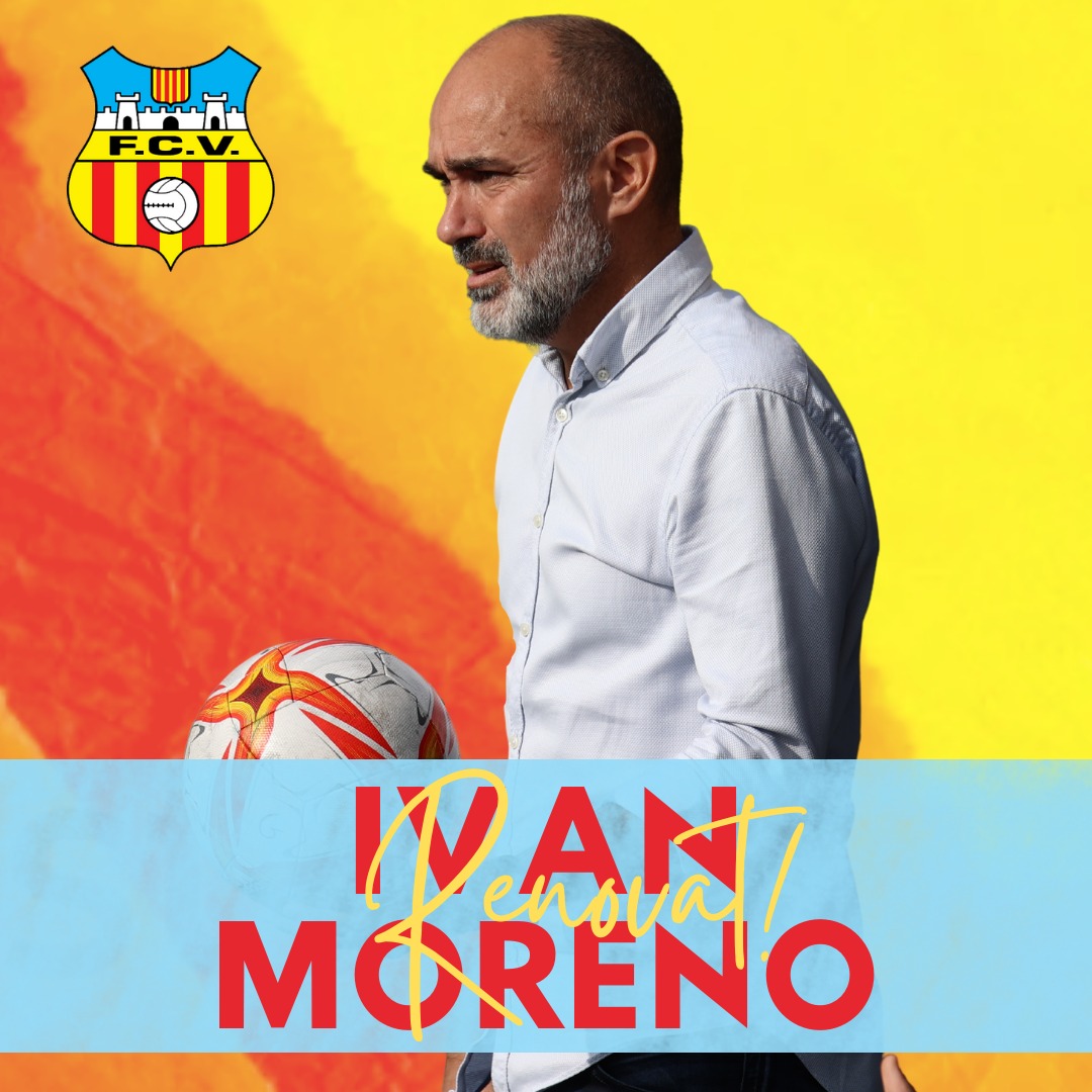 𝙃𝘼 𝙏𝙊𝙍𝙉𝘼𝙏 𝘼 𝘿𝙄𝙍 𝙌𝙐𝙀 𝙎Í 😜

El FC Vilafranca i Iván Moreno (<a href="/ivanbru7/">ivan moreno🚐</a> ) 𝒂𝒍𝒍𝒂𝒓𝒈𝒖𝒆𝒏 𝒆𝒍 𝒔𝒆𝒖 𝒎𝒂𝒕𝒓𝒊𝒎𝒐𝒏𝒊 𝒖𝒏𝒂 𝒕𝒆𝒎𝒑𝒐𝒓𝒂𝒅𝒂 𝒎é𝒔.

9️⃣ena temporada al capdavant de l'equip.

Amb la seva renovació comencem a donar forma el projecte 22-23 🔴🟡