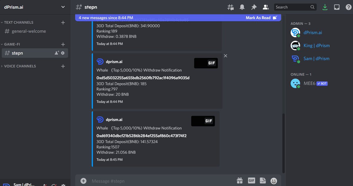🔥🔥🔥To Get Your FREE Real-time Whale Alerts for StepN  🔥🔥🔥
1. Follow us on Twitter
2. Retweet this post and @ 3 friends
3. Take a screenshot
4. Join our Discord discord.gg/QkDScYge, send the screenshot!

#stepnofficial #STEPN #stepnshoes #MoveToEarn #WhaleAlert