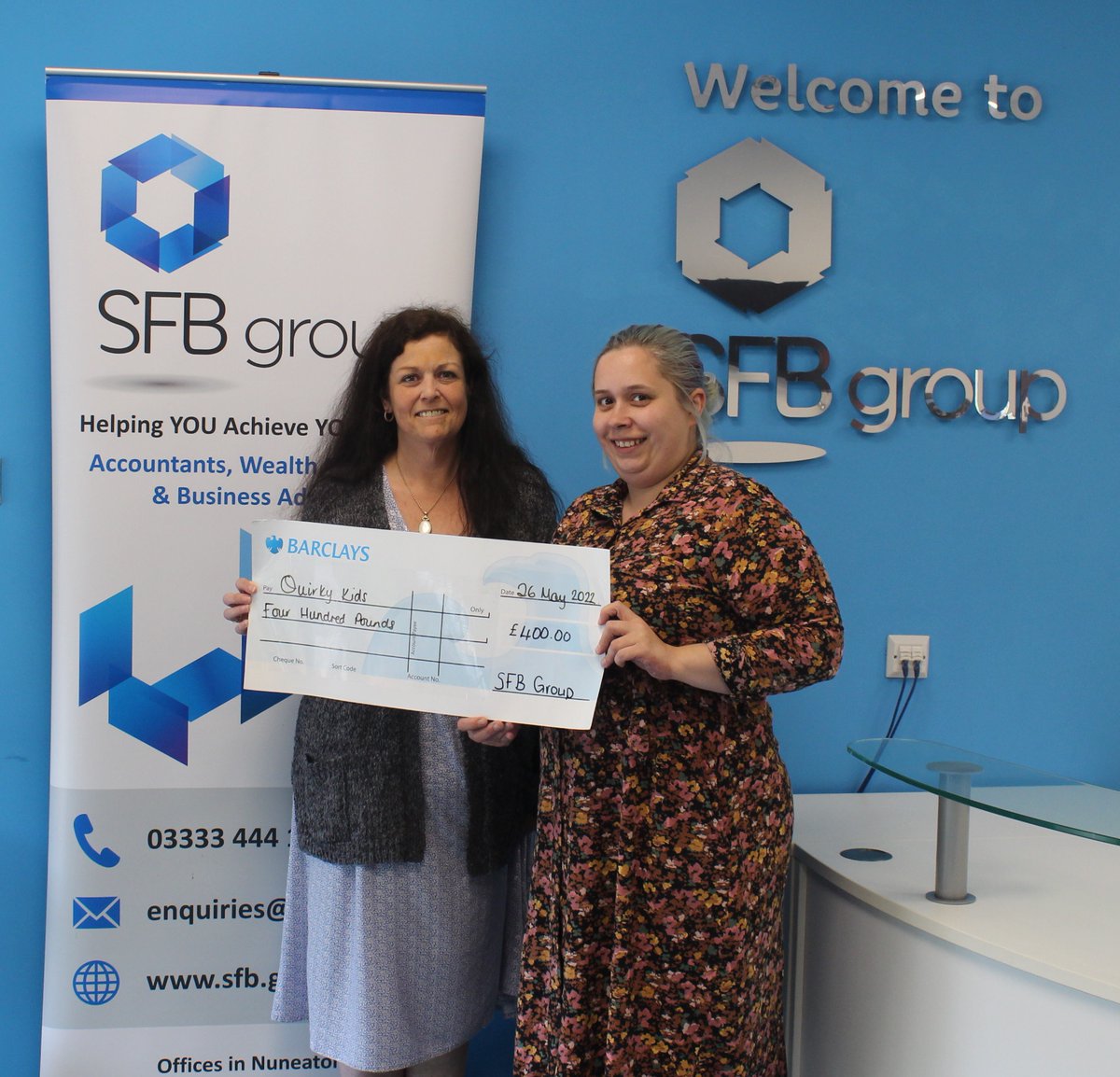 SFBTweet's tweet photo. SFB are delighted to support Quirky Kids, a Nuneaton based support group who are passionate about providing fun for children with disabilities https://t.co/IqjdWUba1Y