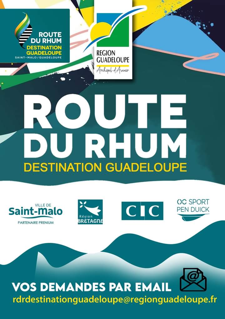👉 Vous avez un projet à soumettre dans le cadre de la Route du Rhum- Destination Guadeloupe ❓
👉 Vous souhaitez exposer vos produits à l'occasion du village de départ à Saint Malo ou des villages d'arrivée en Guadeloupe ❓
Une seule adresse 👇