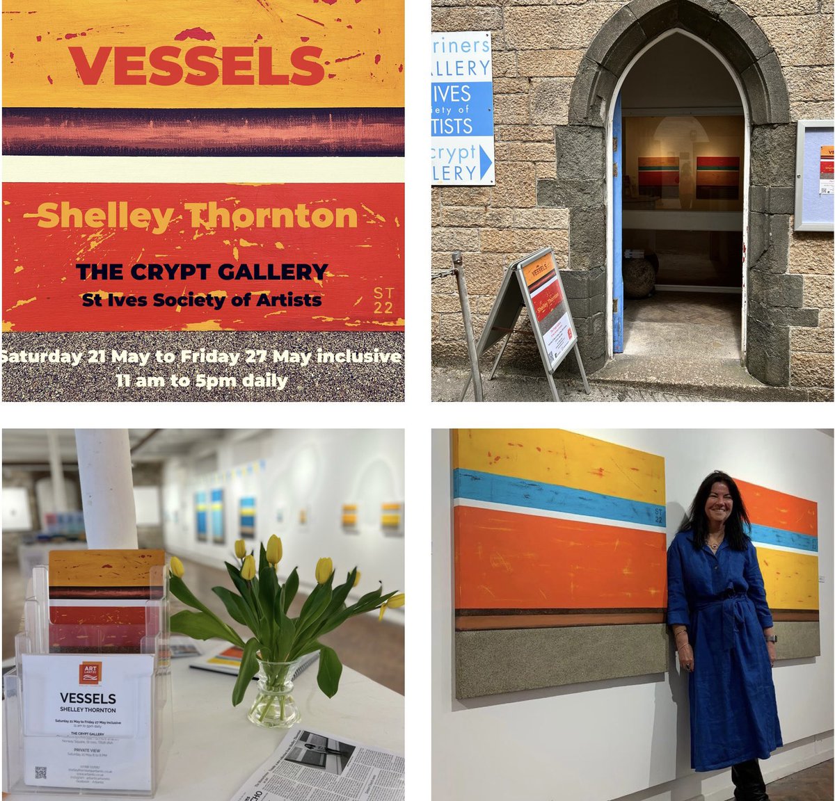 artlanticart's tweet photo. Only two days left of VESSELS. It’s going very quickly. Call in to browse or buy. Originals plus signed, limited edition prints, mugs, coasters, art cards &amp; magnets  
#artexhibition #abstractart #cornwall #art #artist #abstractpainting #abstractartist #stivesartist  #vessels https://t.co/KjKlPRTFqg