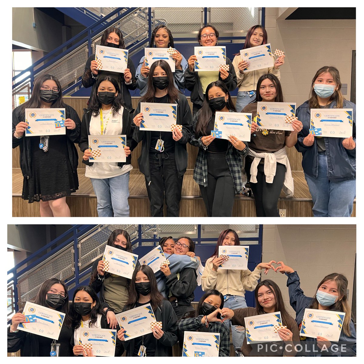 BlansonCTEHS's tweet photo. We are extremely proud of our Health Students who are now PCT CERTIFIED #BlansonBold #BlansonGold #BlansonReady  #BlansonProud  #MakeItMatterMakeItHappen @BenIbarraCTE  @AldineISD @AldineCTE @BlansonCTE_LMC @CTEHS_Seniors @RomaGuerra2 @ctehosa https://t.co/hB37XWRfUU