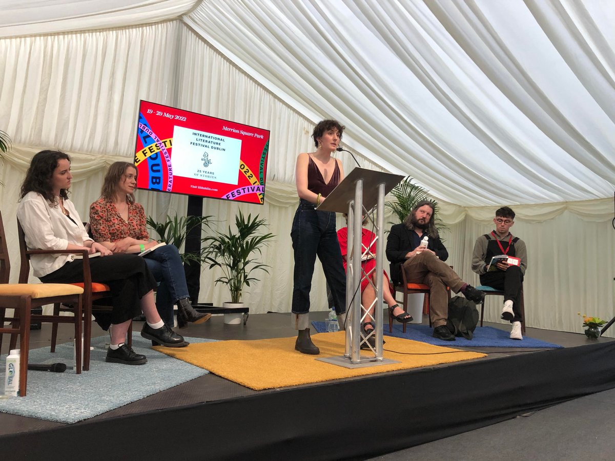 tolkajournal's tweet photo. We had a lovely time last night launching Tolka Issue Three! Thank you so much to everyone who came, the @ILFDublin for hosting us, and our wonderful readers @PatrickFreyne1, @AeavanWarmelo, @Eliza_Brennan, @joannapid &amp; @RachelGenn. Copies available here: https://t.co/Q2ufPEhghN https://t.co/ly7C4gisPh