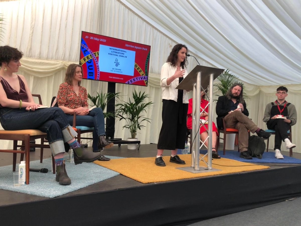 tolkajournal's tweet photo. We had a lovely time last night launching Tolka Issue Three! Thank you so much to everyone who came, the @ILFDublin for hosting us, and our wonderful readers @PatrickFreyne1, @AeavanWarmelo, @Eliza_Brennan, @joannapid &amp; @RachelGenn. Copies available here: https://t.co/Q2ufPEhghN https://t.co/ly7C4gisPh