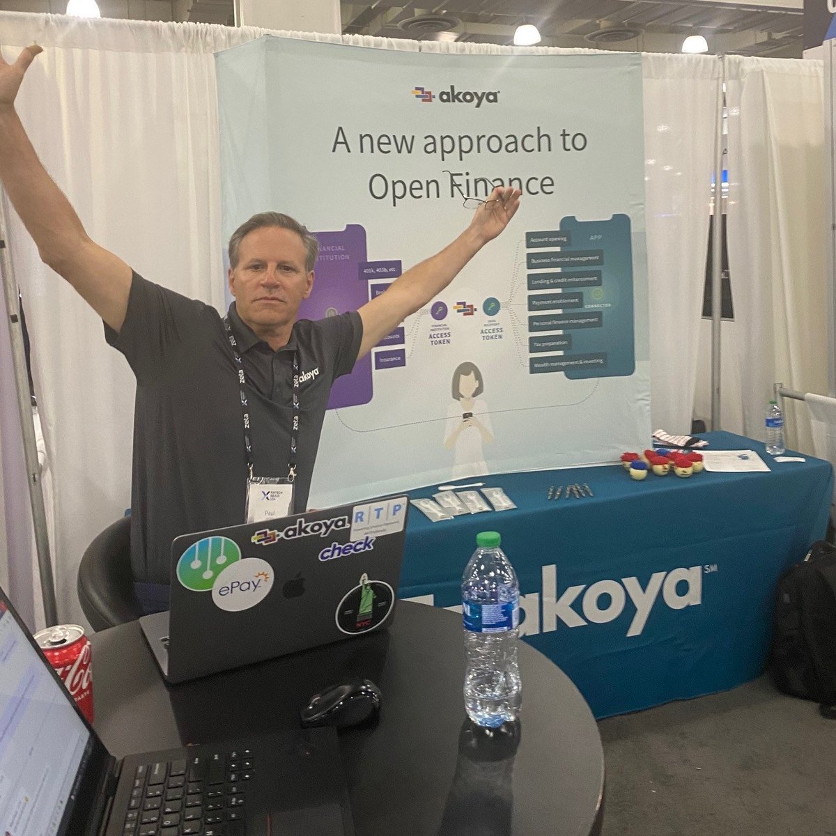 We're at <a href="/Fintechnexus/">Fintech Nexus</a> - are you?? Stop by Booth 720 to meet @AkoyaPaul and the team today. #LendItFintech