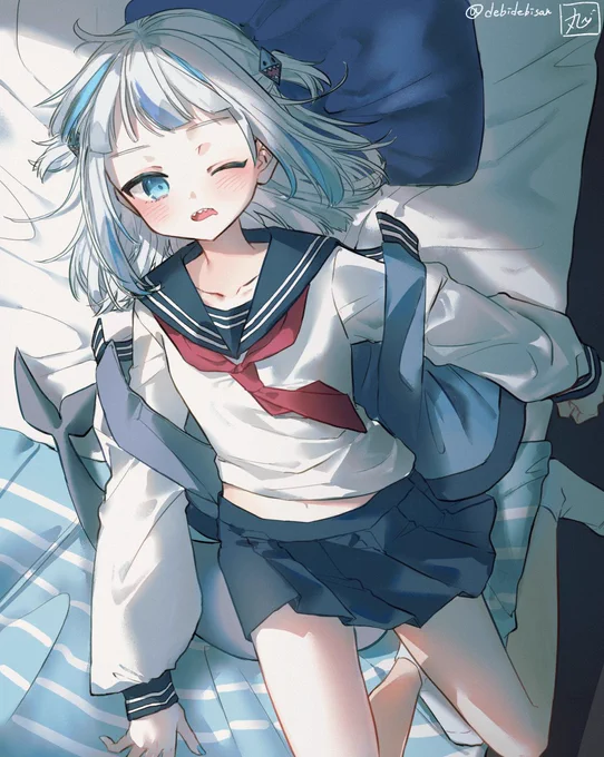 寝起き 
#gawrt 