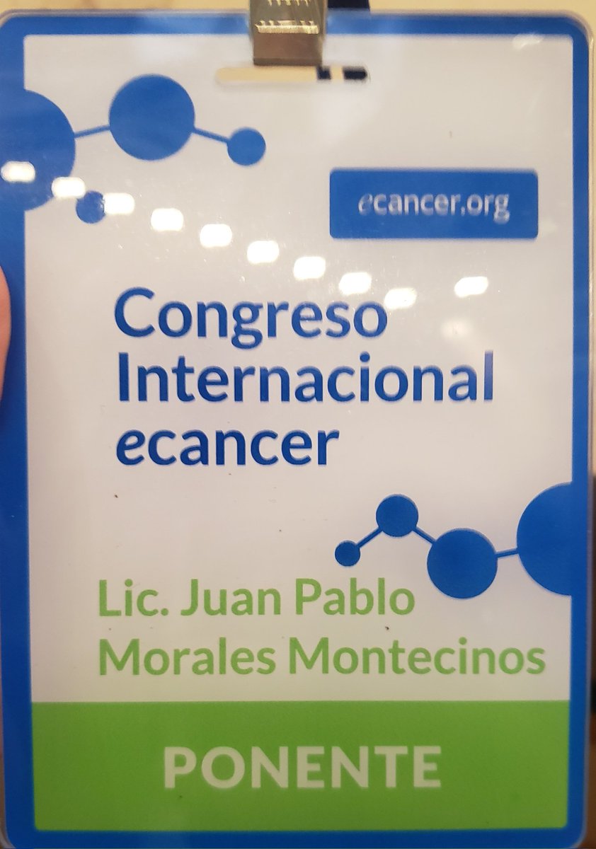JP_MoralesM's tweet photo. Hoy participando en congreso @ecancer,  Biosimilares: 
impacto de la decisión médica en la eficiencia yasequibilidad, en el contexto de la red 
pública de salud. @MedicosSinMarca @pfarmac https://t.co/0XX1ZzZ22I