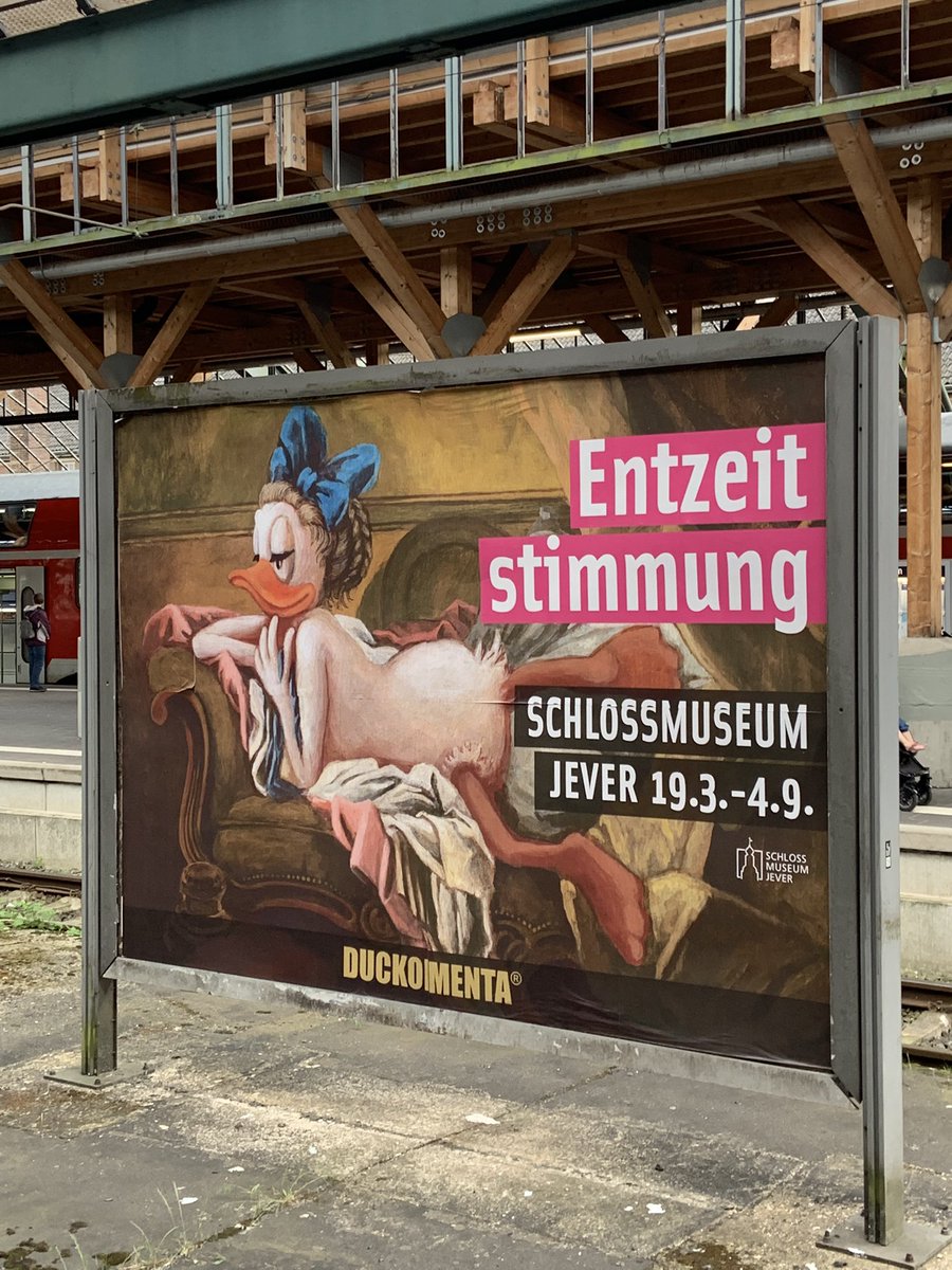 Wozu nach Kassel zur #documenta fahren, wenn man in Jever die #Duckomenta hat? Duckalypse now!