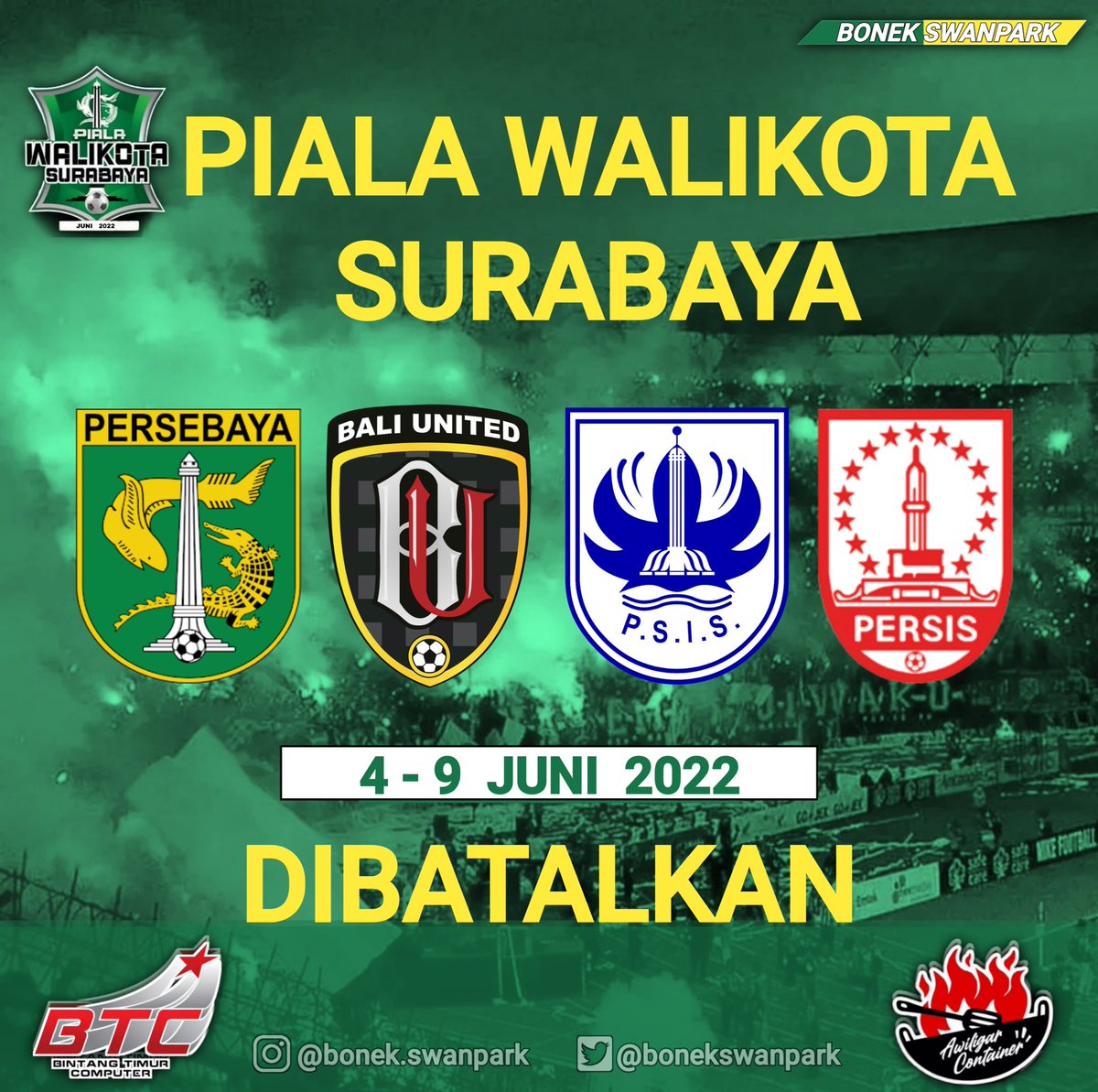 bonekswanpark's tweet photo. Gak sido mat ...
Wes fokus latihan ae jol 🐊
.
.
#bonekswanpark
#Bonek #bonita #bonekmania #persebaya https://t.co/gedBQQg8UO