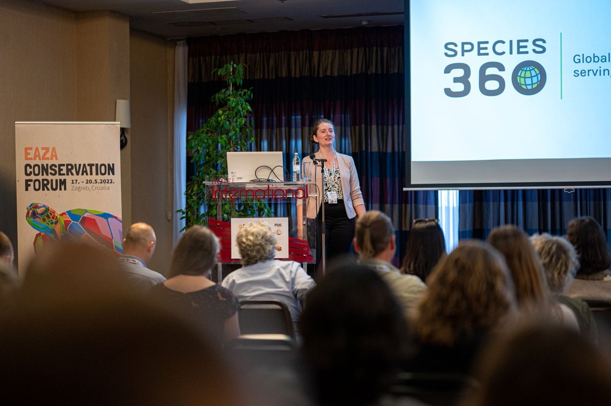 species360's tweet photo. Members of the @species360 Conservation Science Alliance attended the EAZA #ConservationForum last week & delivered 2 presentations and a poster.
Thank you to #EAZA for a fantastic conference! 👏 It was great to connect with colleagues & discuss all things #conservation. https://t.co/OzWihS7Dld