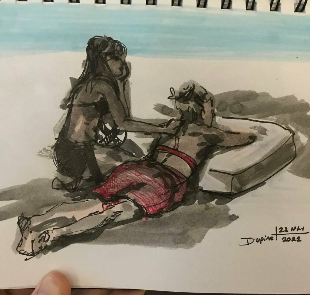 memoDupinet's tweet image. A little bit of color.
.
.
#ink #inksketches #beach #beachgirls #beachgirlsforlife #sunny #beaches #pentel #paratw instagr.am/p/CeBT899O0_8/