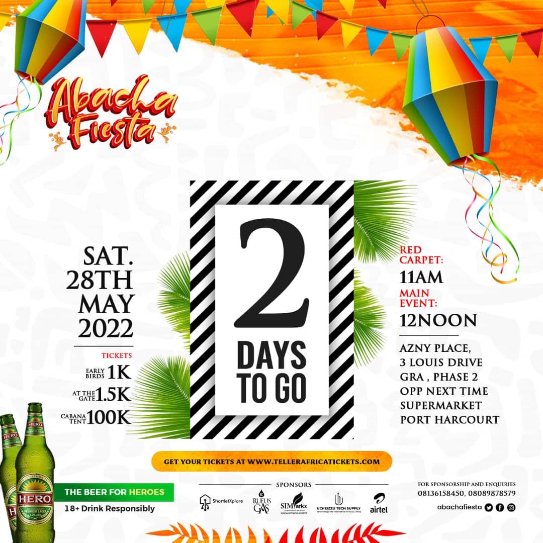 abachafiesta's tweet photo. You never buy Ticket,
You never wash your Jims,
You never call Cynthia to tell am where you want carry am go this weekend😏

As you dey do, no forget say na 2days remain for Abachafiesta oh, better go give dry cleaner your shirt make him starch am wetin no good for you😋 https://t.co/SWyvdEdrEm