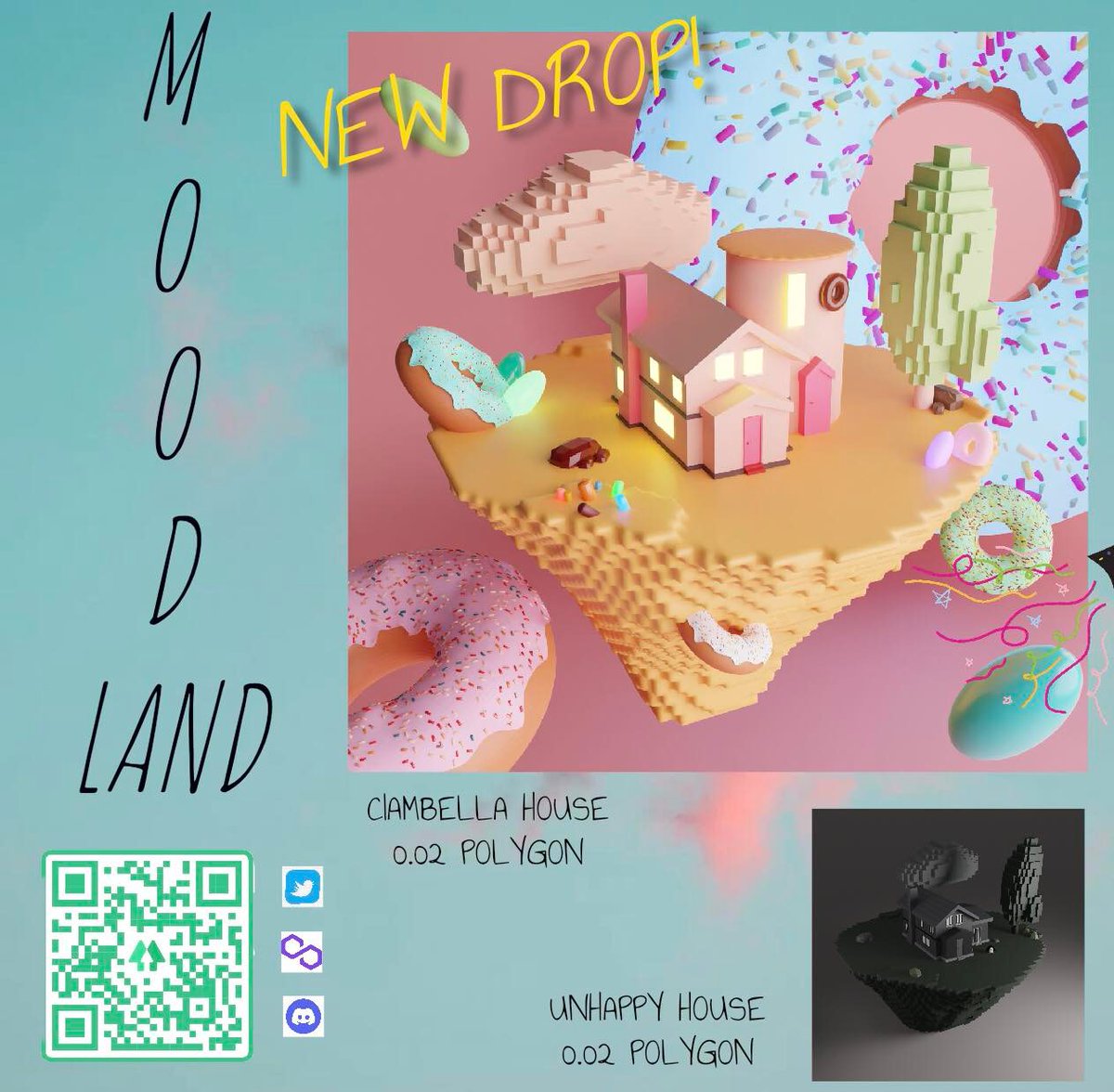 LBooklast's tweet photo. Update!🔥#NFTs 
Mood Land Collection🏠🐧
#Price 0.02 POLYGON
Available on @opensea 
https://t.co/VcrZ45bnKp

More details
https://t.co/lk2lY41hzf🌲

#nftcollector #NFTCommumity #openseanfts #PolygonNFT #NFTJapan #NFTTHAILAND #NFTMarketplace 

https://t.co/nSC6MQ6mza https://t.co/onX5ij45xj