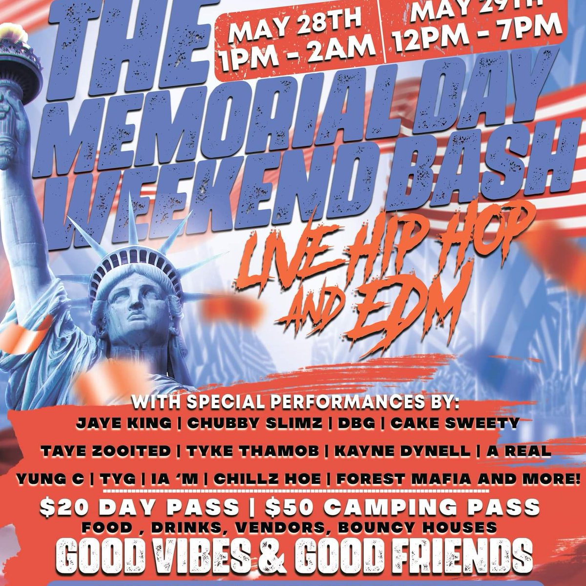 Yooo what's pop'n My loyal Savage followers. Grand Rising to all and to all a grand rising. MEMORIAL DAY WEEKEND IS UPON US!!!! It's about to go down this week with live performances from many of Washington Great artist including a smash performance from DBG!!!