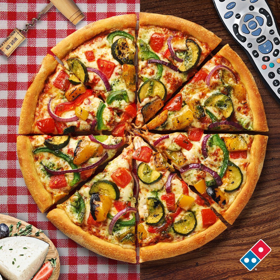 DominosLancing's tweet image. POV: You are in Genoa, the birthplace of the Pesto pizza... oh no wait, you are at home enjoying a Grilled Vegi Pesto pizza from Domino's! 🍕🤌

They really are that good, try one today!  👉  dominos.co.uk