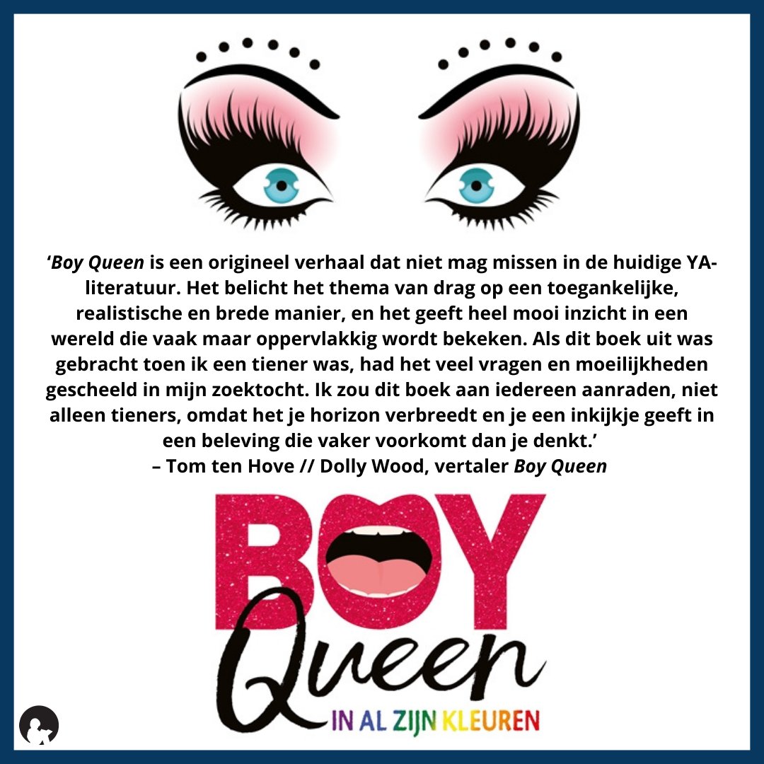 MoonYoungAdult's tweet photo. Gisteren is het prachtige boek βBoy Queenβ, geschreven door George Lester en vertaald door Tom ten Hove, verschenen in elke (online) boekhandel π! #boyqueen #georgelester #tomtenhove #uitgeverijmoon #moonyoungadult #overamsteluitgevers https://t.co/gJkbVZjY7k