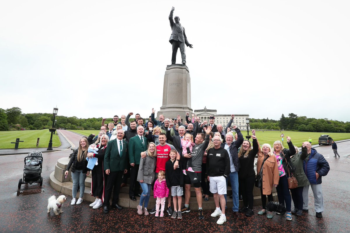 BrandonLewis's tweet photo. I started the morning in Northern Ireland by kicking off the #BigDander, a 600 mile walk that will aid the local charity #BeyondTheBattlefield in their work to support services for PTSD and mental health.

https://t.co/nmK2lC3BTA https://t.co/fBATboepXJ