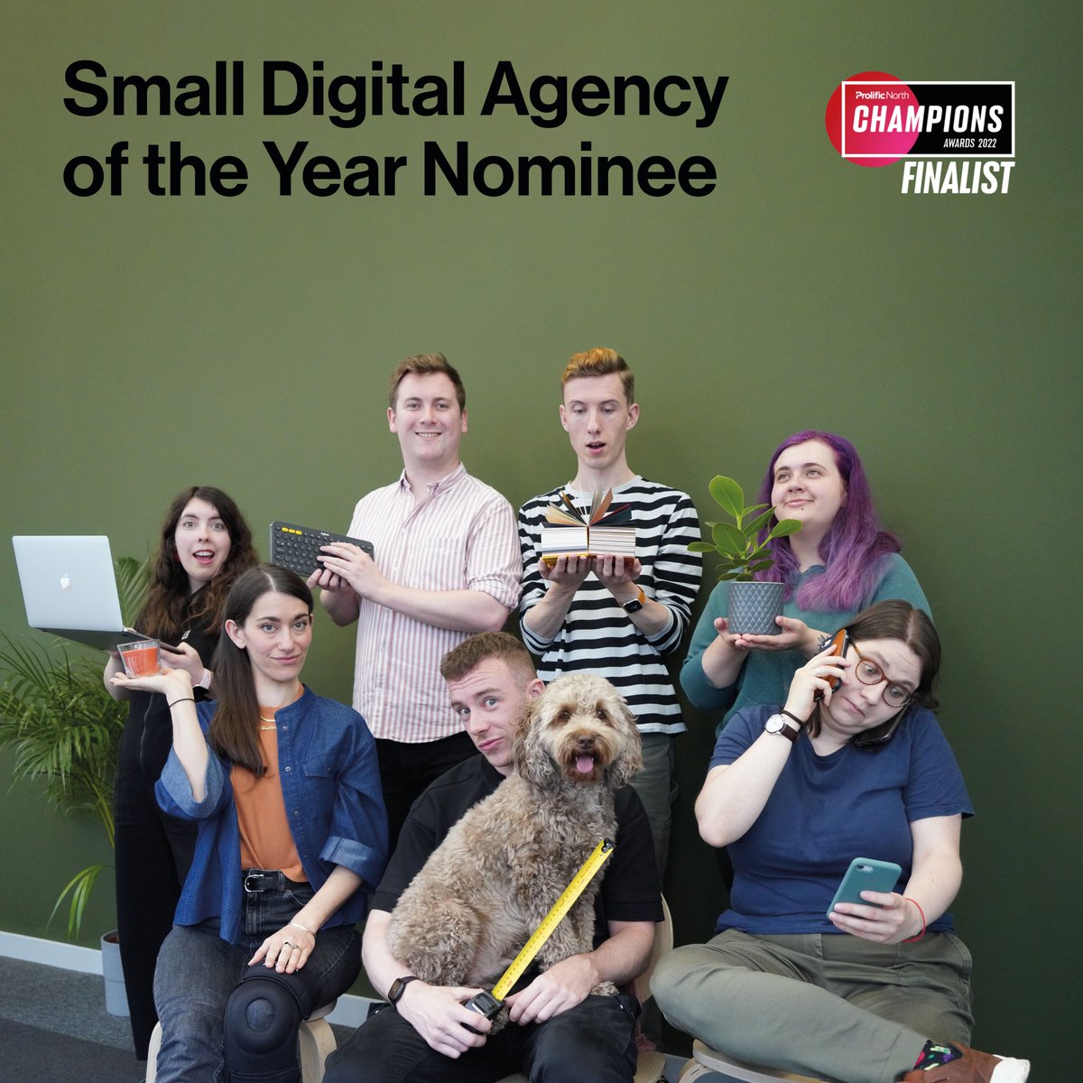 There's lots of excitement in the office today, as later on we're off to our first ever awards ceremony for the Prolific North Awards. We've also been nominated for Small Digital Agency of the Year! Wish us luck! 🍀

<a href="/ProlificNorth/">Prolific North</a> 
#awards2022 #digitalagency #marketing #business