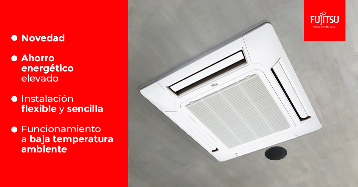 fujitsu_clima's tweet photo. La última novedad de #Fujitsu es perfecta para tu oficina gracias a su instalación flexible y sencilla. La #serieKV para techo es compacta y podrás instalarla fácilmente en un techo de rejilla en varias posiciones, por ejemplo, al lado de agujeros de luces y ventilación.  🧩 https://t.co/66XpNz6OHh
