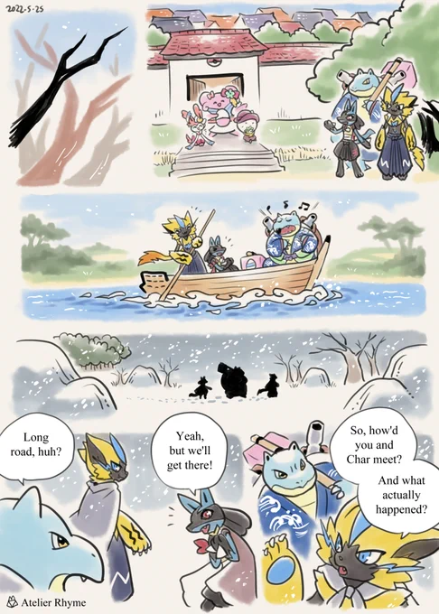 Pokémon Unite / Pokébuki page 10 🧳🗻
🌸日本語あらすじはリプ欄に
https://t.co/30Oiwz30Se 